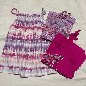 Set of 3 girls’ tanks